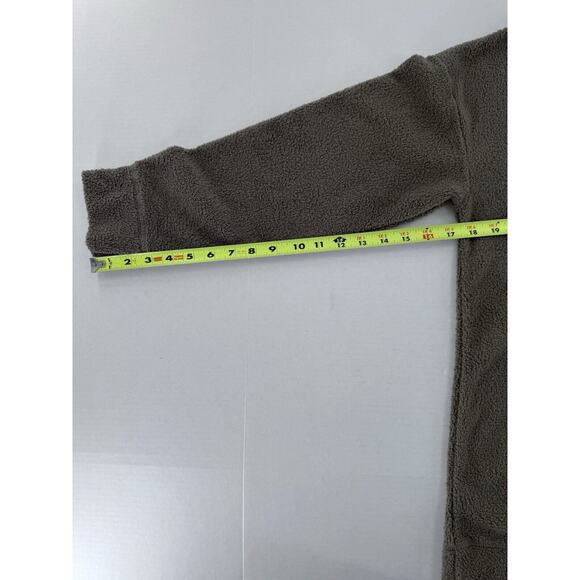 32 Degrees Heat Sherpa Hoodie Size L Sweatshirt Tunic Soft Cozy Pullover Brown - Picture 9 of 12